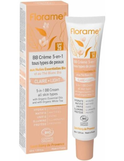 BB creme claire 5-en-1 40ml Florame