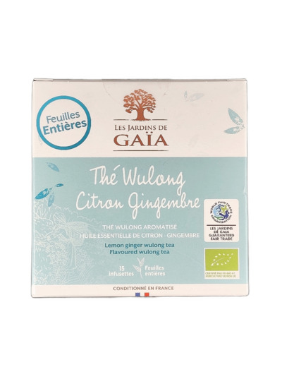 Thé Wulong Citron Gingembre 30g Bio