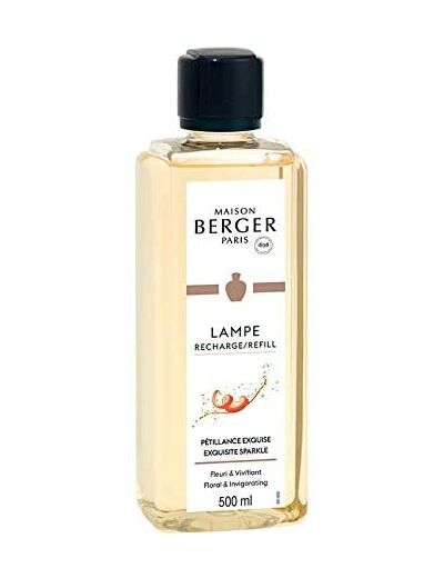 Parfum PETILLANCE EXQUISE - 500 ml - Recharge de parfum pour Lampe Berger