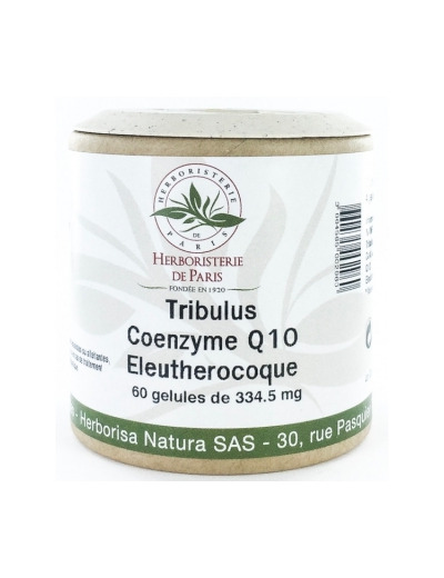 Tribulus Coenzyme Q10 Eleuthérocoque 60 Gélules