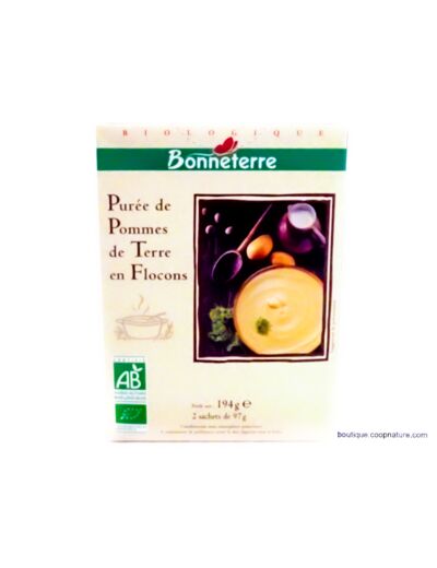 Purée de Pommes de Terre en Flocons Bio 194g