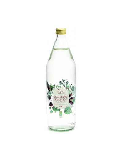 Sève de bouleau Bio Cassis Bouteille en Verre 1 Litre