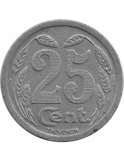 27 EURE - EVREUX 25 CENTIMES 1921 TTB