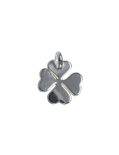 Pendentif en Argent 925 - TREFLE 4 FEUILLES