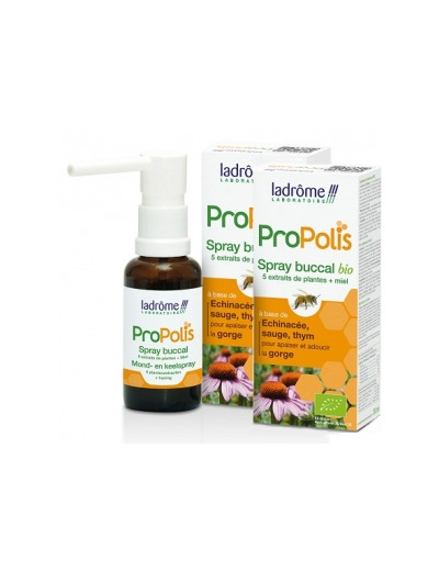 Offre duo Spray buccal Propolis + 5 extraits de plantes et miel 30ml le 2ème à 50%