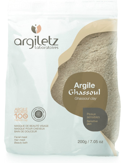 Argile ghassoul ultraventilee 200g Argiletz