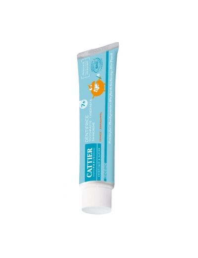 Dentifrice enfants 7ans et + protection fluor goût orange 50ml