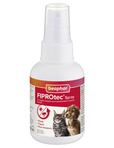 Spray antiparasitaire FIPROtec pour chien & chat - 100ml