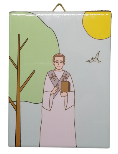 Saint Patron 6 Céramique 12x16cm, à suspendre