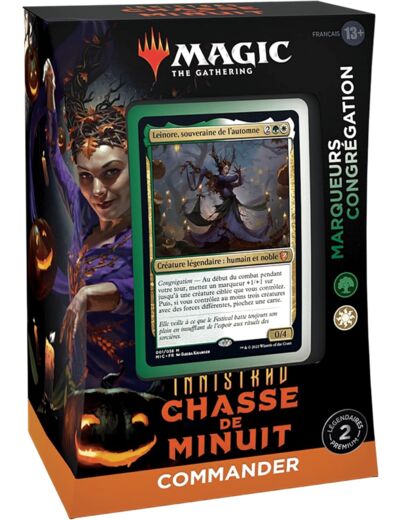 Deck Commander Magic The Gathering - Innistrad : Chasse de Minuit (Marqueurs et congrégation)