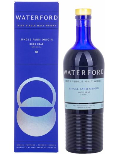 Waterford Single Farm Origin HOOK HEAD Irish Single Malt Whisky Edition 1.1 50% Vol. 0,7l in Giftbox