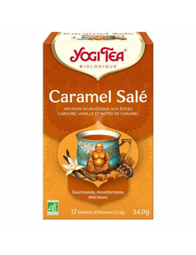 Infusion Caramel Salé Bio-17 Sachets-Yogi Tea
