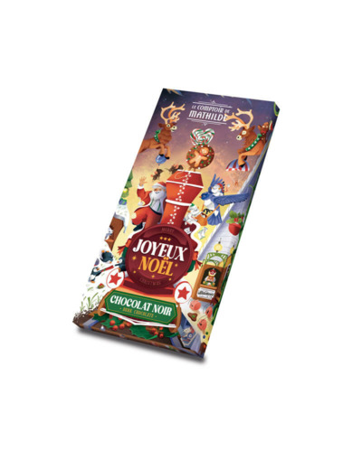 Tablette Chocolat Noir Noël 90G