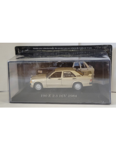 MERCEDES 190 E 2.3 16v 1984 1/43 BOITE D'ORIGINE