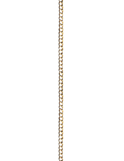 Collier 45cm en Plaqué Or - GOURMETTE