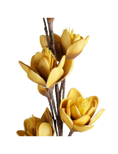 Fleur Artificielle Allia Jaune en Polyéthylène Tige Géante 115cm