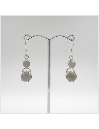 Boucles d'oreilles Labradorite