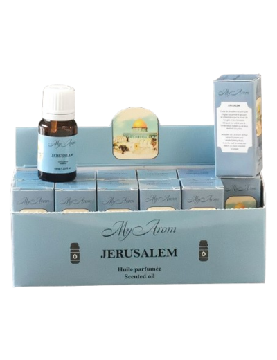 Flacon d'Huile Parfumée 10ml Jerusalem
