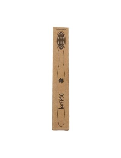 Brosse à dents bambou charbon actif Enfant Trèfle