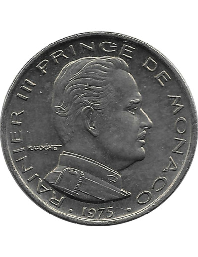 MONACO 1/2 FRANC 1975 FDC