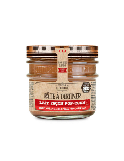 Pâte à Tartiner Lait Façon Pop-Corn