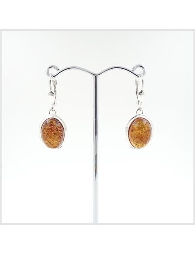 Boucles d'oreilles Ambre