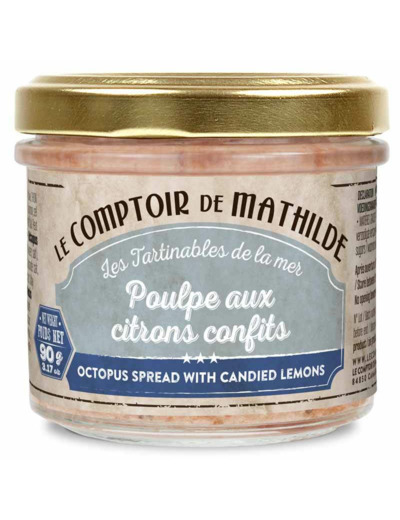 Poulpes aux citrons confits 90g