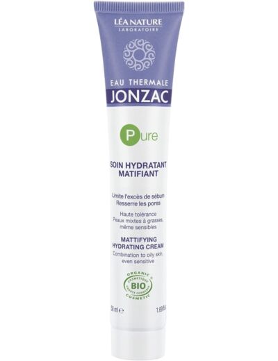 Soin hydratant matifiant 50ml Jonzac - Pure