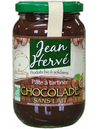 Pâte a tartiner Chocolade sans lait 350g HERVE JEAN