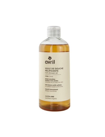 Huile de douche relipidante peaux sensibles ou sèches 500ml