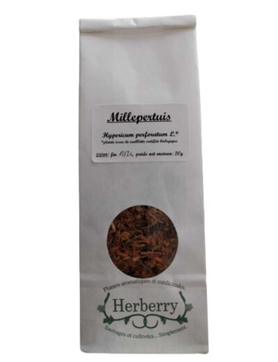 Millepertuis Bio pour infusion-20g-Herberry
