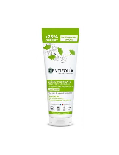 Crème hydratante pour toute la famille au Ginkgo Biloba 100ml