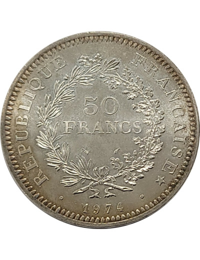 FRANCE 50 Francs Hercule 1974 SUP (G 882)