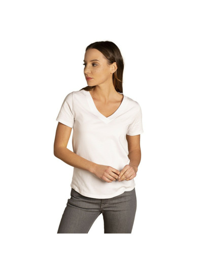 T-shirt col V femme DAO