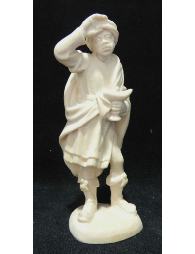 Roi Maure 13 cm bois naturel