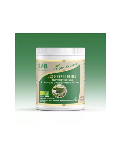 Jus d'herbe de blé bio 200g