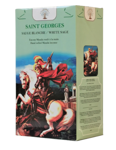 12 étuis de 12 bâtons d'Encens - St Georges - Sauge Blanche