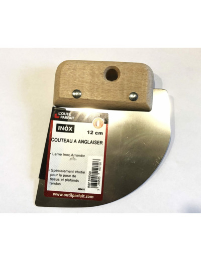 Spatule Inox 12cm tenture murale profilfix