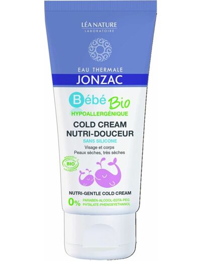 Cold cream nutri-douceur BB 100ml Jonzac Bebe Bio