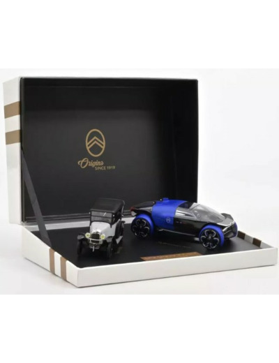 Coffret cadeau Centenaire Citroen 2019: Type A + 19_19 Concept 1/43