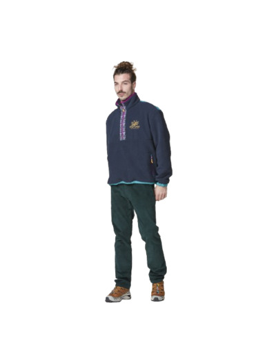 Polaire 1/2 Zip PICTURE Gamvik 1/4 Dark Blue