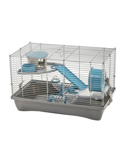 Cage hamster Flat VIP gris - 38 x 58 x 32cm
