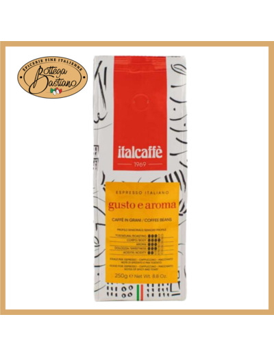 Café Grains Gusto e Aroma 60% Robusta & 40% Arabica 250G