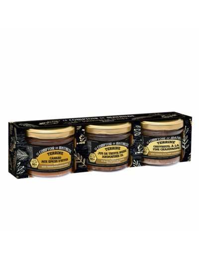 Coffret 3 Terrines Festives