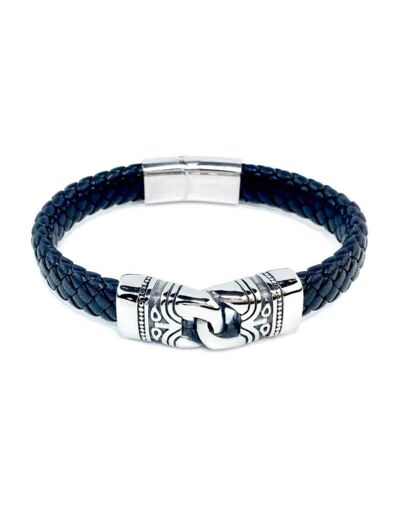 Bracelet Cuir Homme Tressé