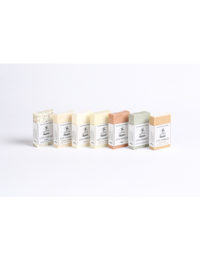 Lot des 7 savons de la gamme Le Petit Tourangeau