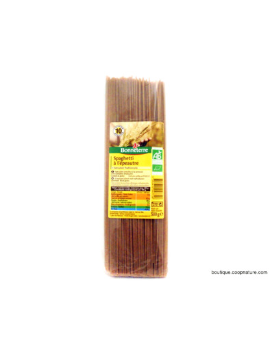 Spaghetti à l'Epeautre Demi-complet Bio 500g