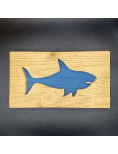 Tableau animal Requin Bleu 3