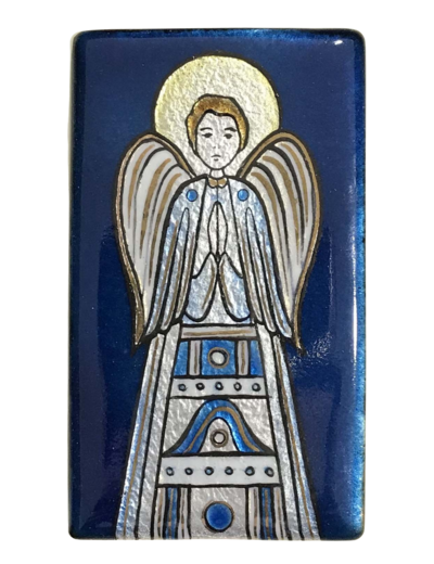 ANGE GARDIEN 9,5x5,5cm - EMAUX DU LIBAN