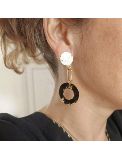 Boucles d'oreilles Aurore à clip